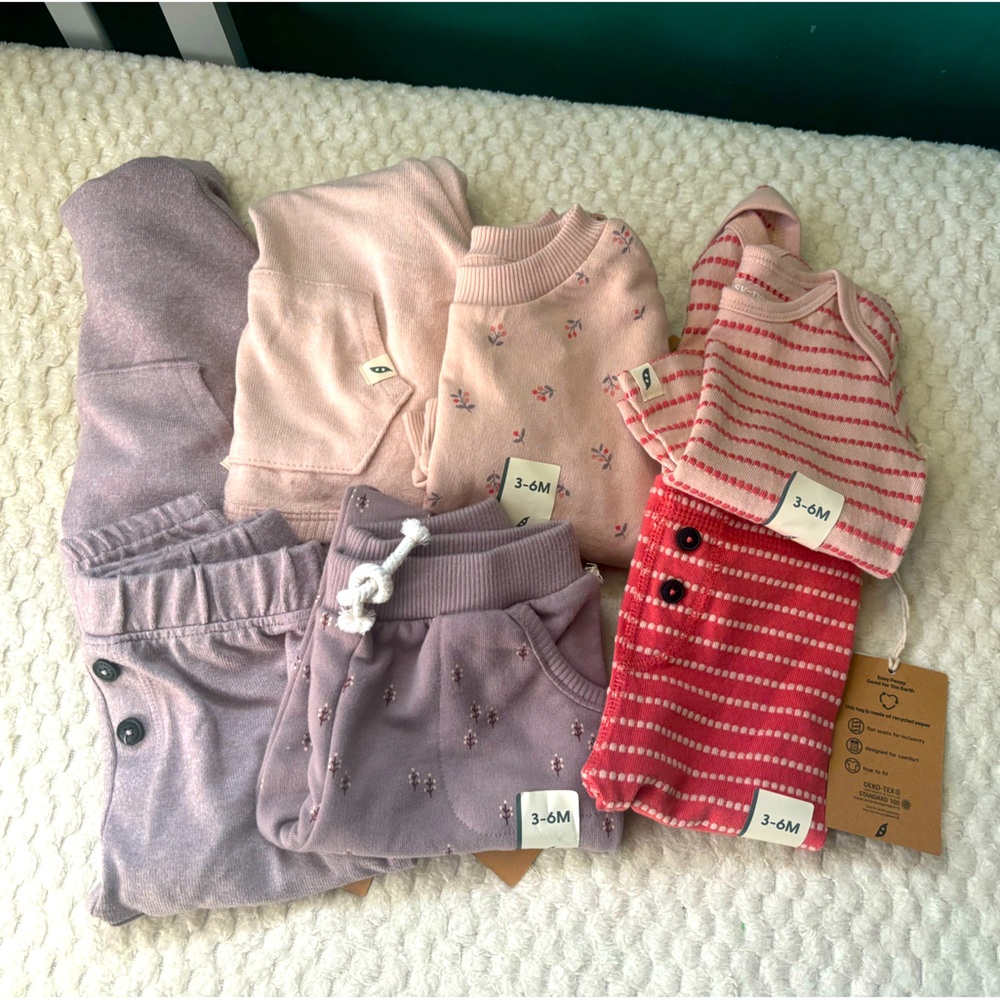 NWT Easy Peasy baby girl bundle/lot 3-6 months